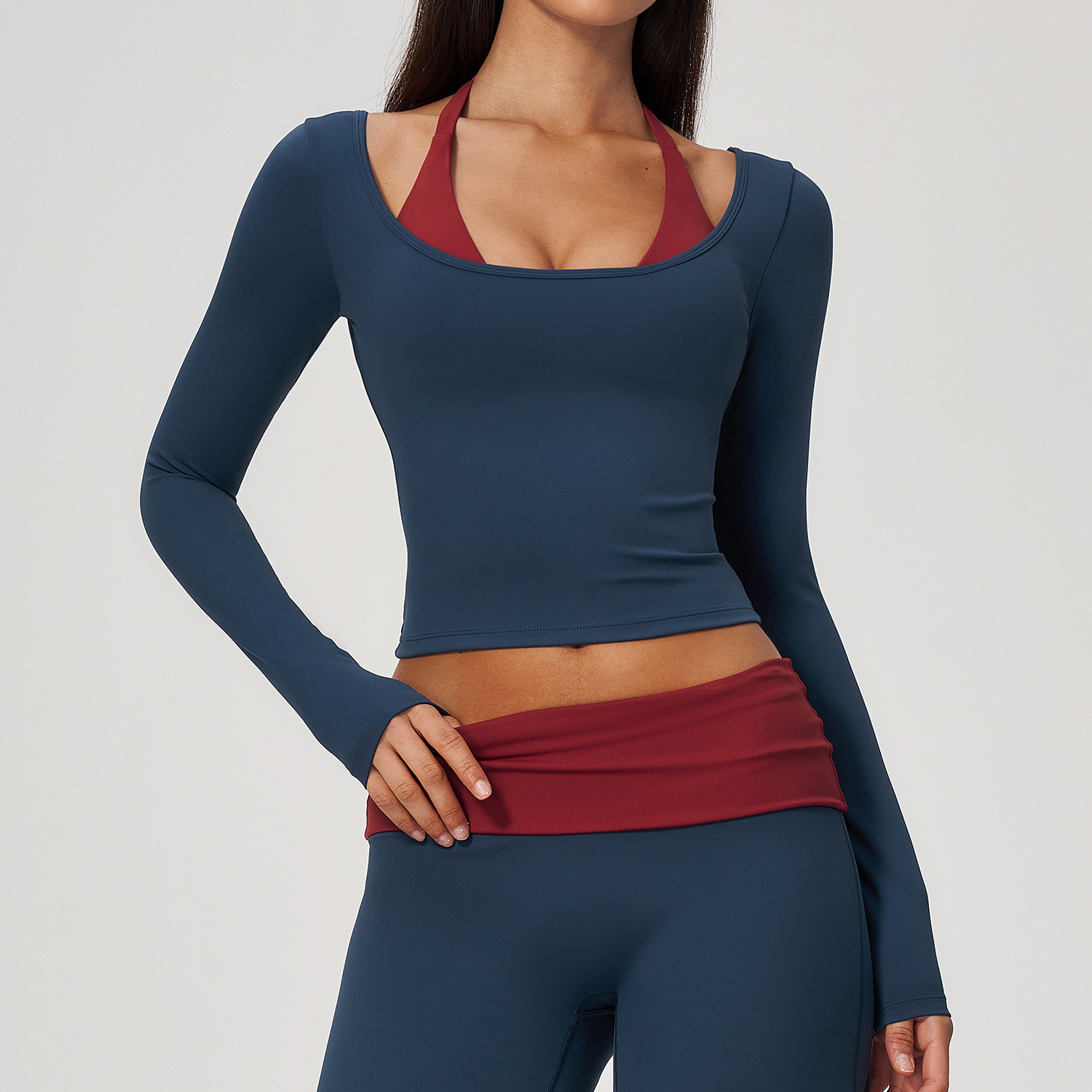 Crop Top Crochet - Top da Yoga 2-in-1 a Due