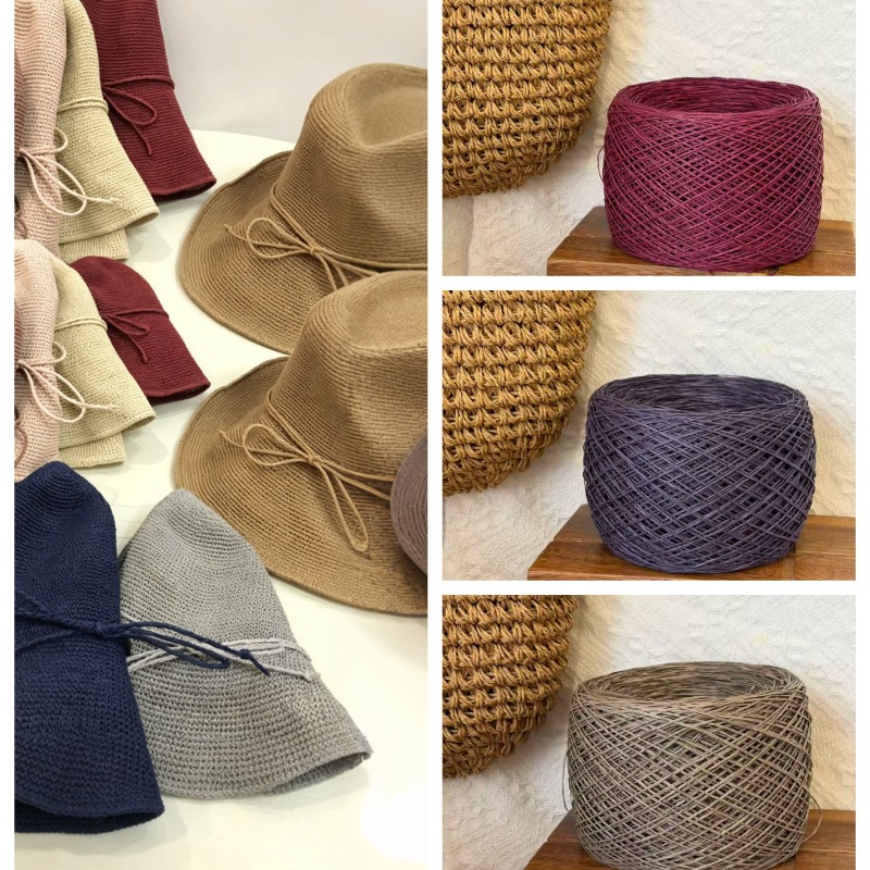 Crochet Bag Raffia - 250g di Filato di Rafia in