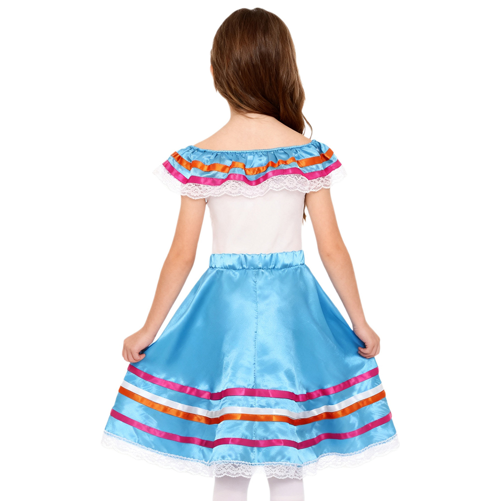 Abito messicano per bambina, t - Blouse Off Shoulder recensione e prezzo